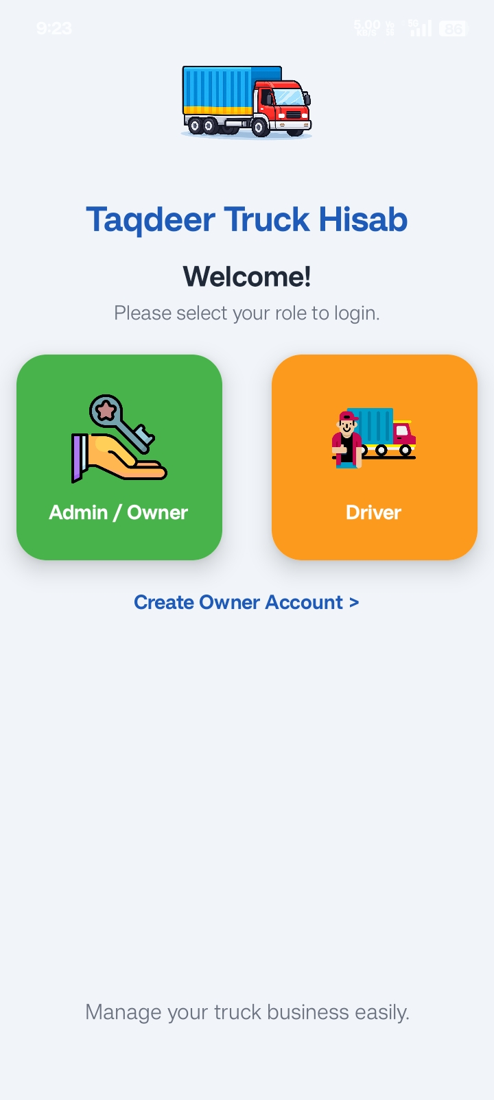 Transport Management App